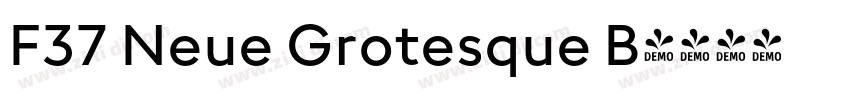 F37 Neue Grotesque B字体转换